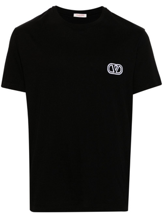 T-SHIRT VLOGO IN COTONE