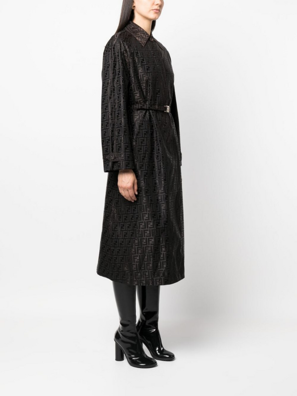 TRENCH IN TESSUTO FF JACQUARD