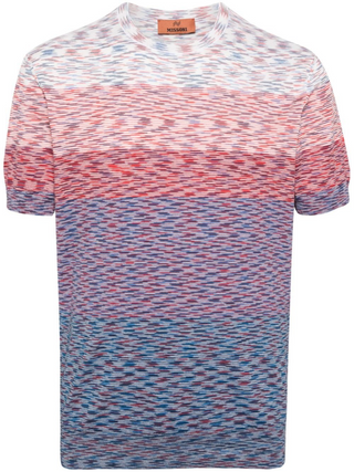 T-SHIRT IN COTONE CON STAMPA TIE-DYE