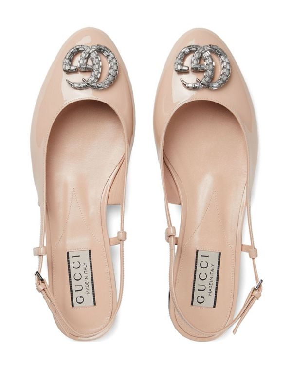 BALLERINA SLINGBACK IN PELLE VERNICIATA