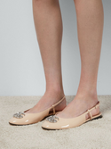 BALLERINA SLINGBACK IN PELLE VERNICIATA