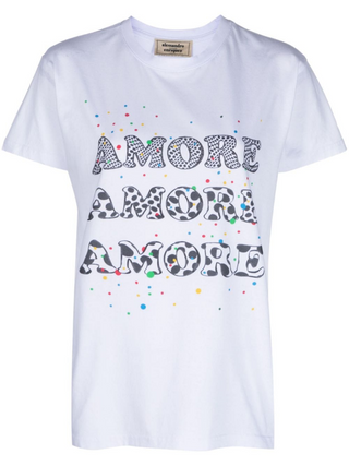 T-SHIRT AMORE IN COTONE