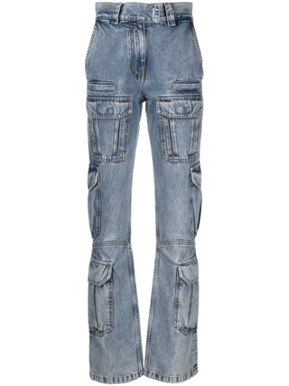 JEANS CARGO IN COTONE