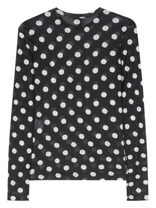 T-SHIRT IN JERSEY A POIS