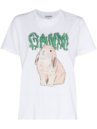 T-SHIRT IN COTONE CON STAMPA BUNNY