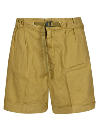 SHORTS IN MISTO LINO CON COULISSE